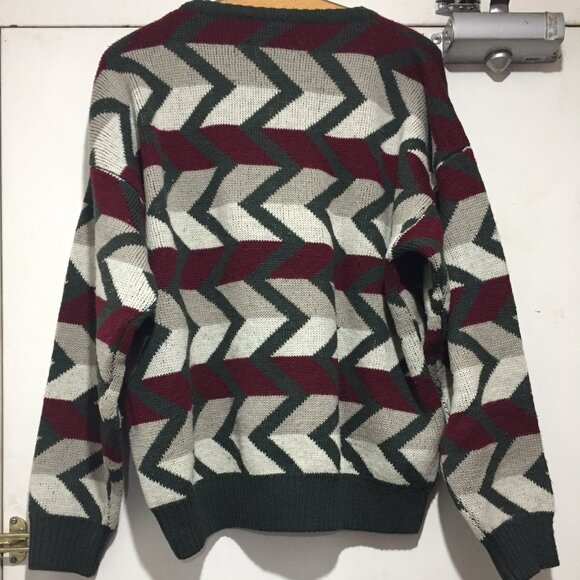 VINTAGE GANT THE RUGGER KNIT WOOL SWEATERS SIZE L - Picture 2 of 13